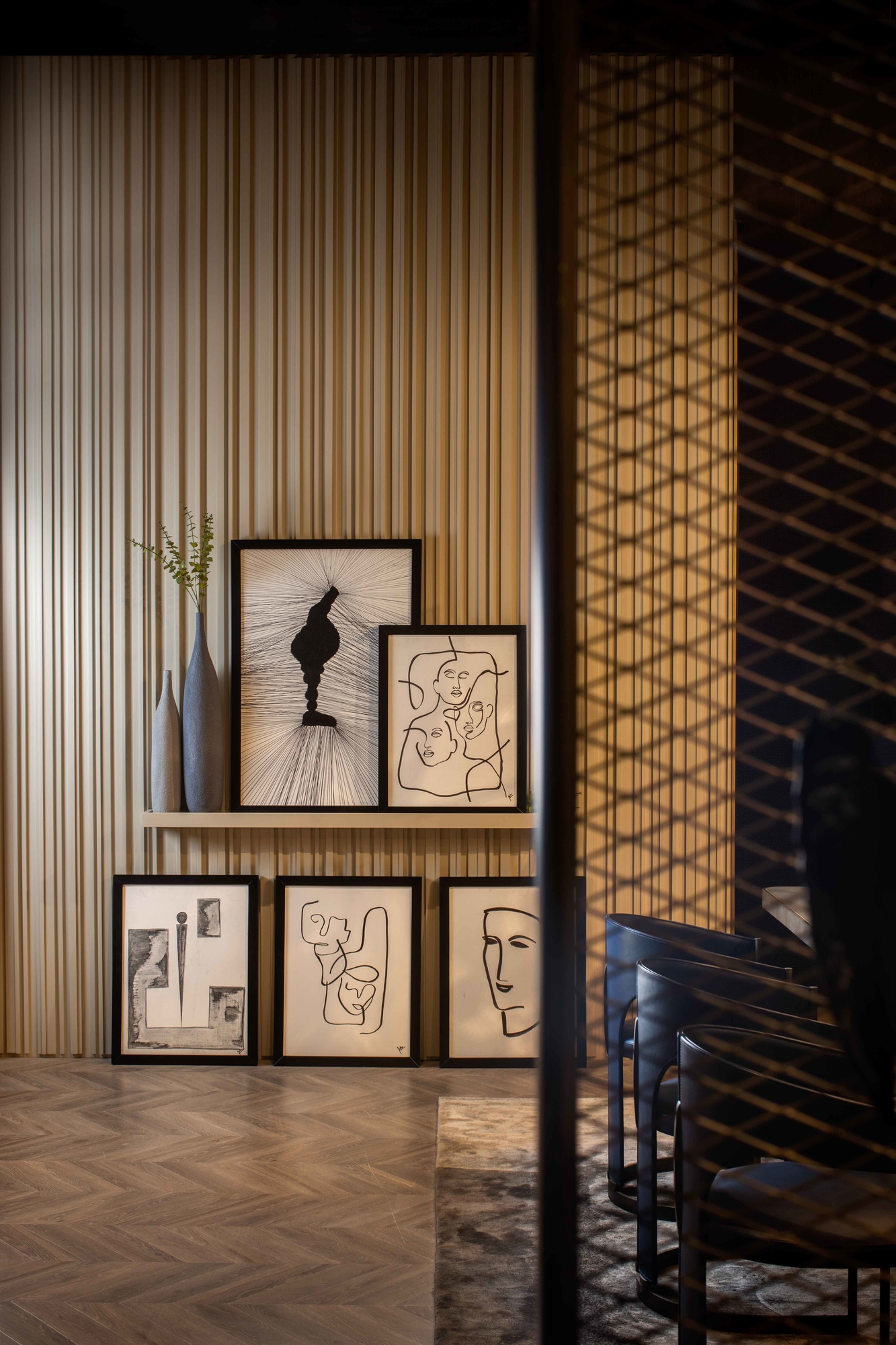 new wall panellings showcase the finest play of textures