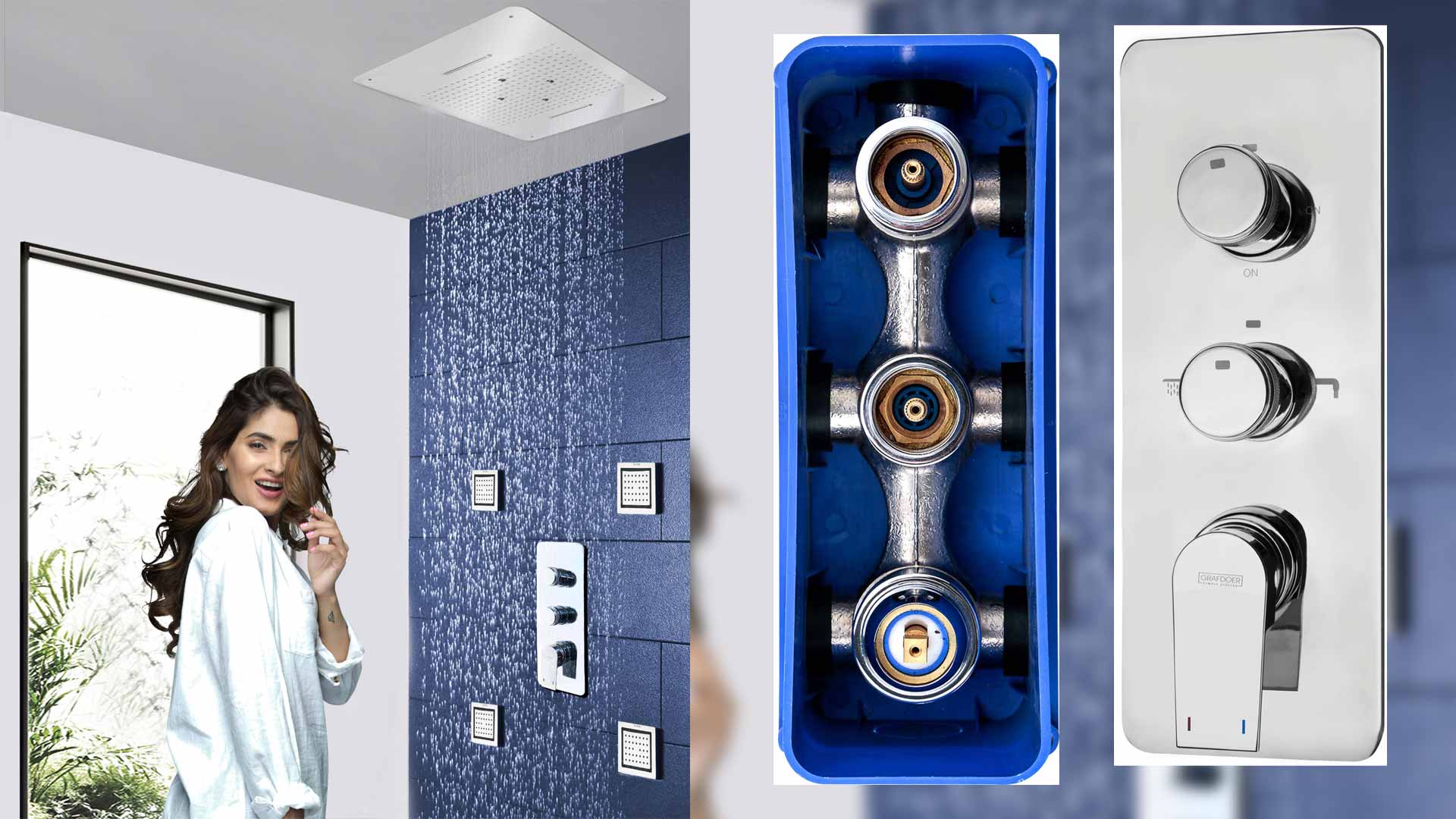 Grafdoer Launches Single Lever Wall Mixer and Diverter DCB125