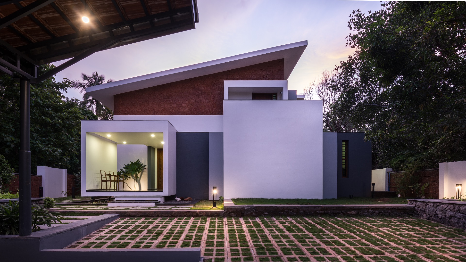 House Patio, a contemporary vernacular house by FWA in Kerala