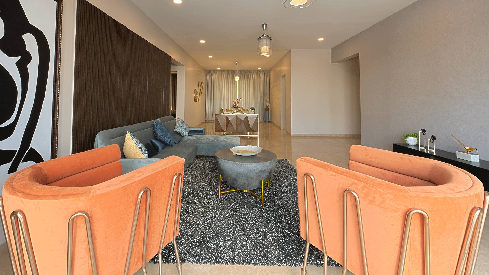 Imagination Inc. designs show apartment for Kumar Builders in Pune