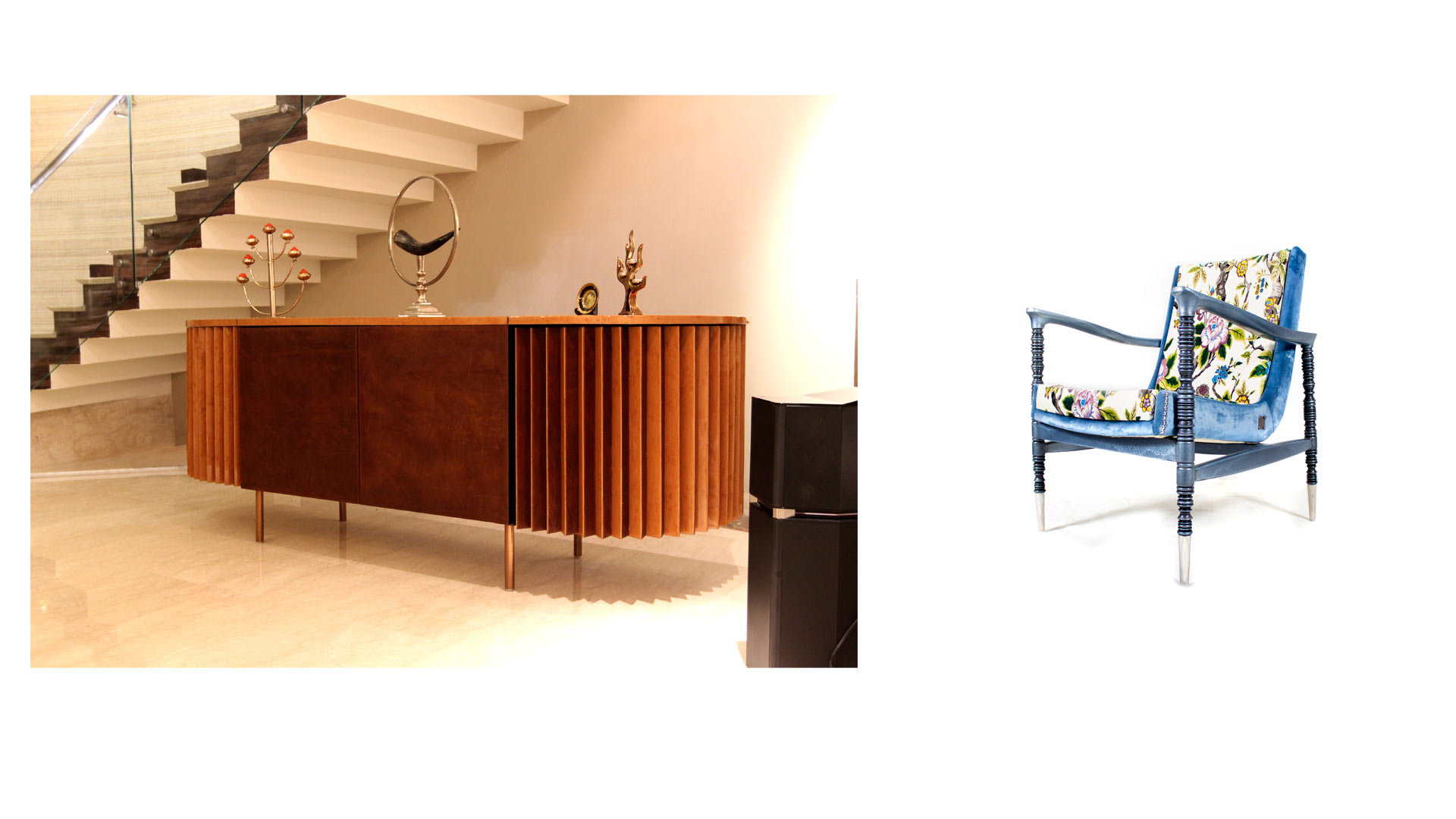 Bring home luxury with the Origami Console and Nurture Armchair by ...