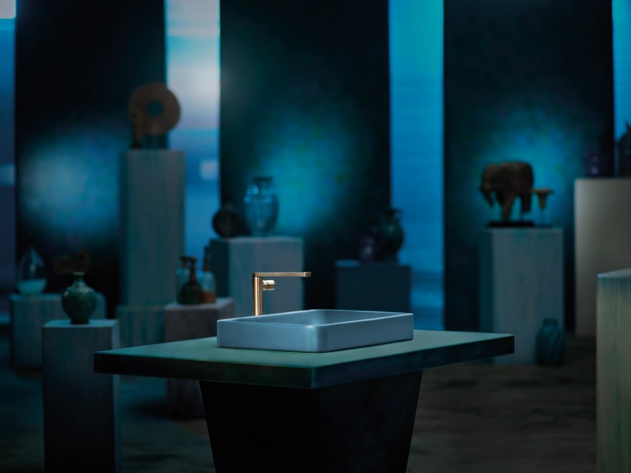 Bath products major KOHLER unveils a washbasin series encapsulating the
