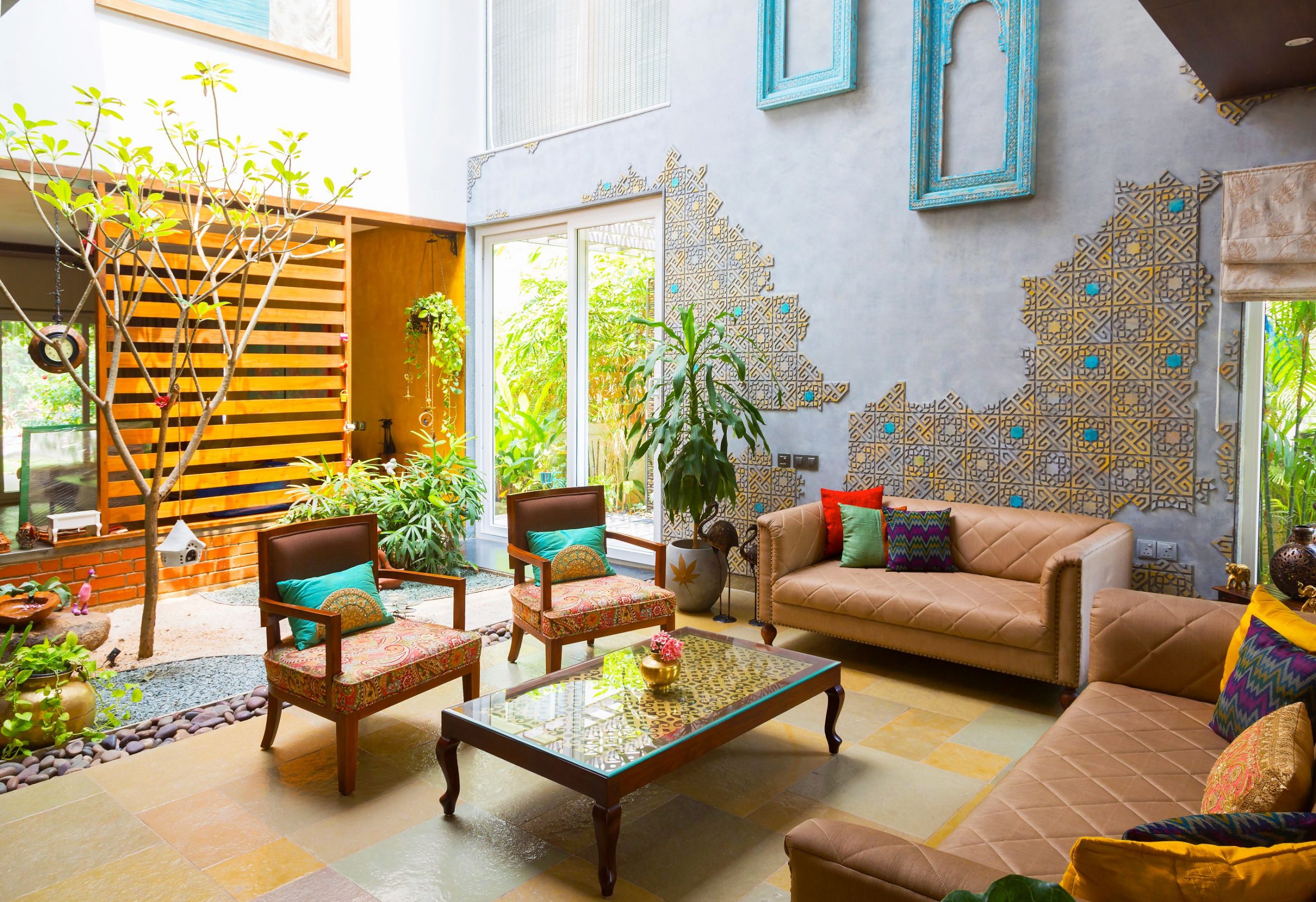 A 'crafted' modern home in Hyderabad - Architect and Interiors India, image size:2560x1754