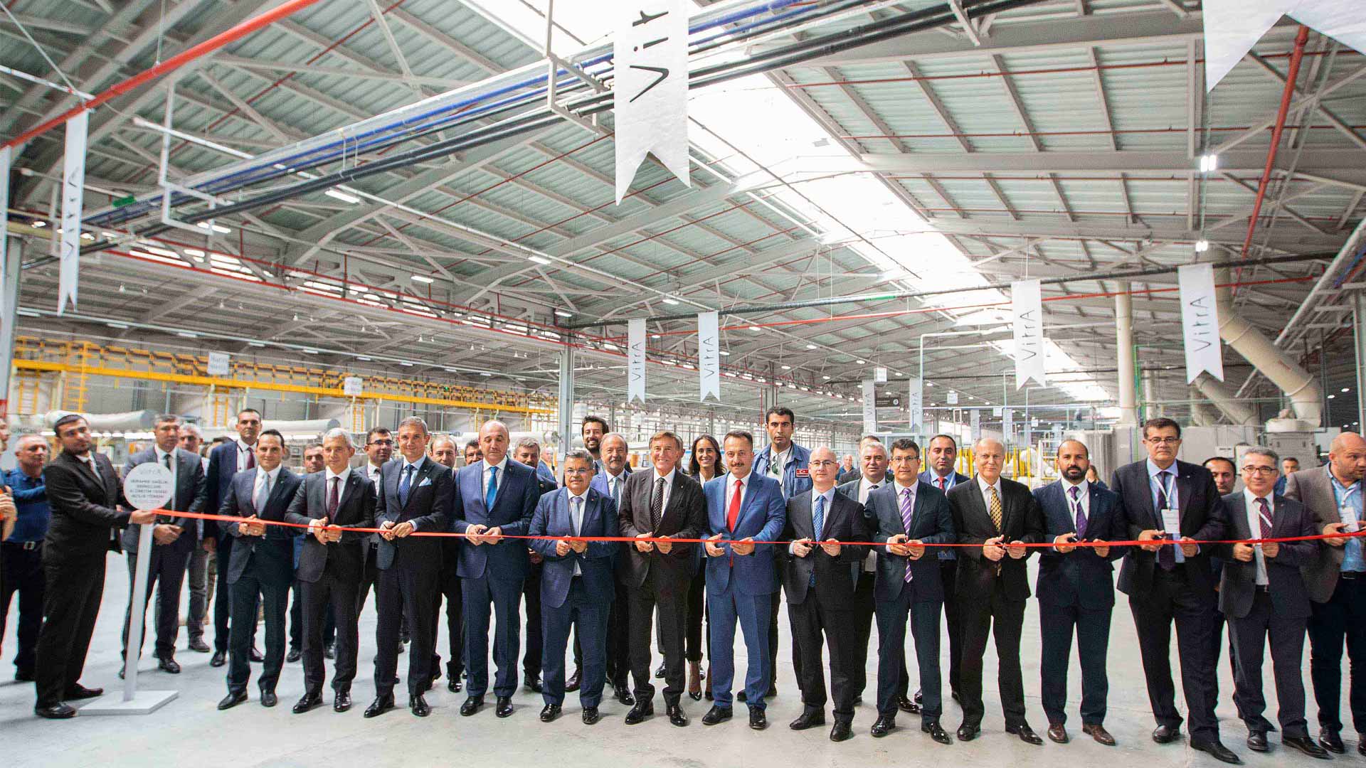 VitrA opens its 4th and newest production line for export markets at