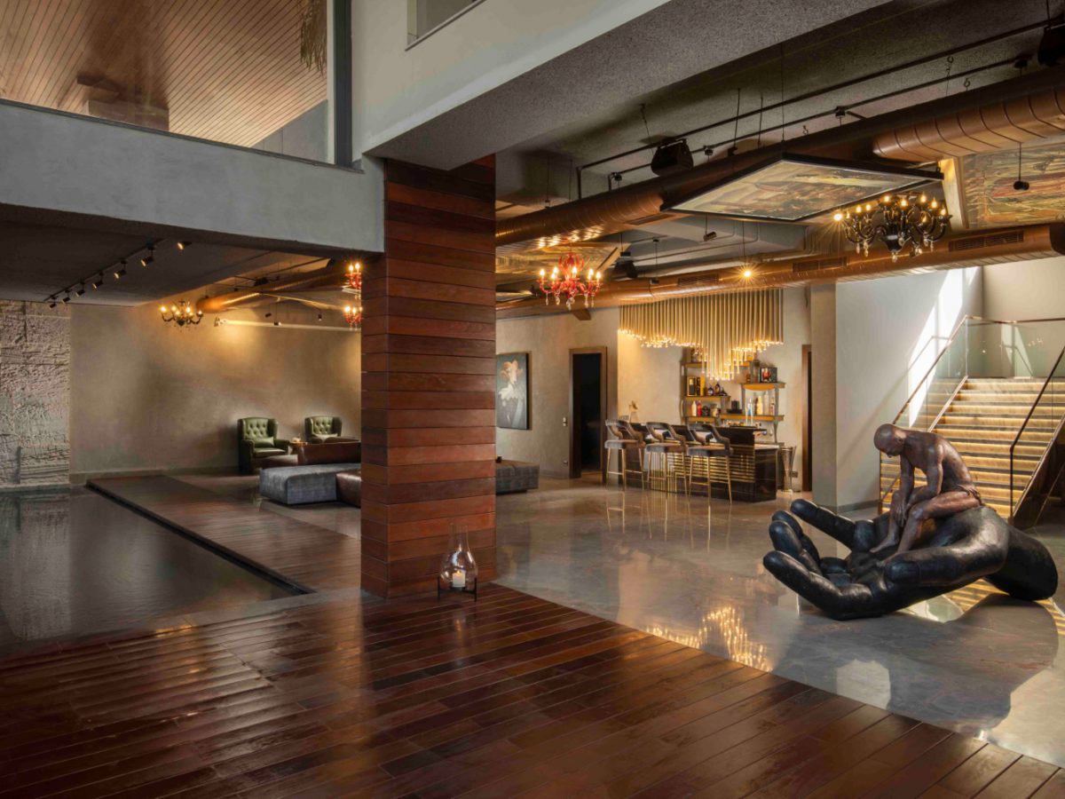 Luxury recreation & entertainment area that is larger than life