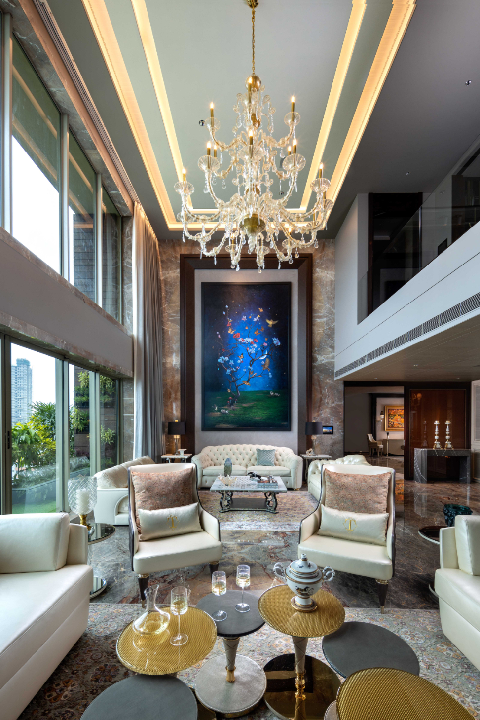 An ultraluxurious living room dipped in modernity Architect and