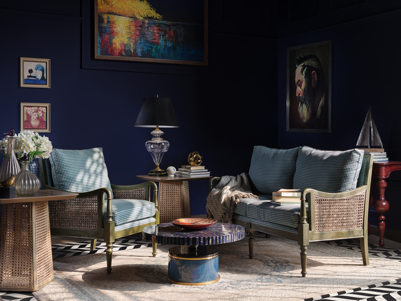 This furniture is an astute blend of cane and oakwood, tradition and modernity - Architect and Interiors India