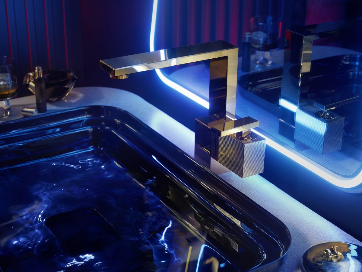 AXOR Edge Reflecting light and shadow interplay in luxury bathrooms