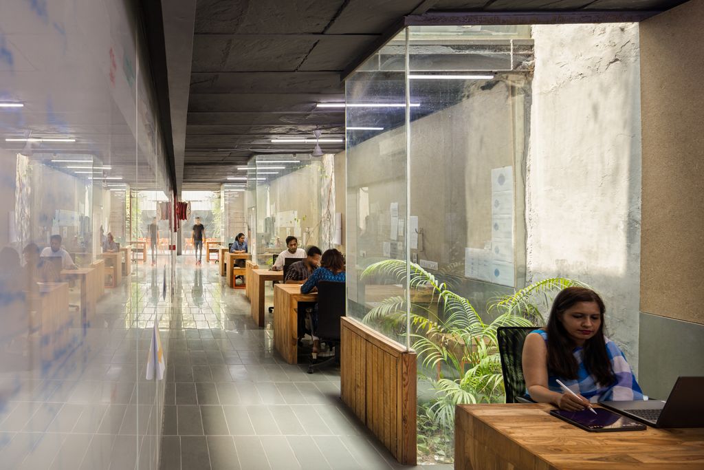 Experience aspirational adaptive reuse with this Noida institute ...