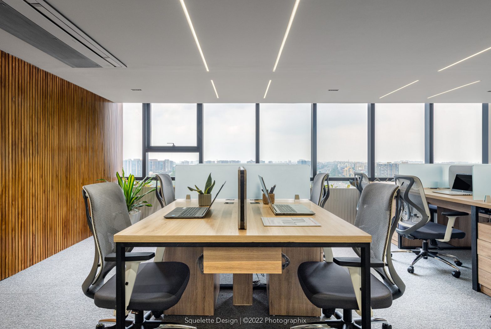 Squelette Design This Ahmedabad office by Squelette Design is an intelligently crafted ...