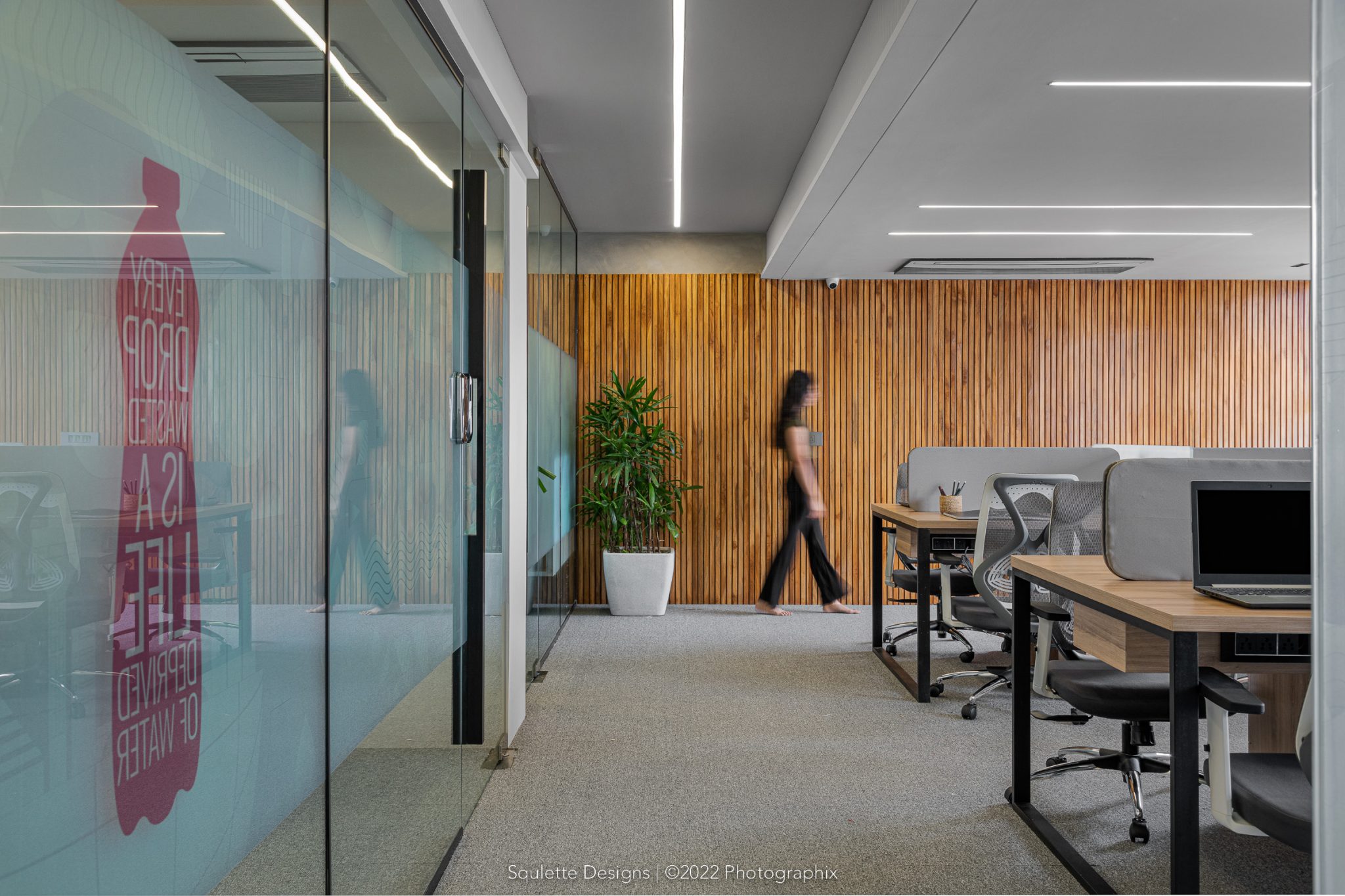 Squelette Design This Ahmedabad office by Squelette Design is an intelligently crafted ...