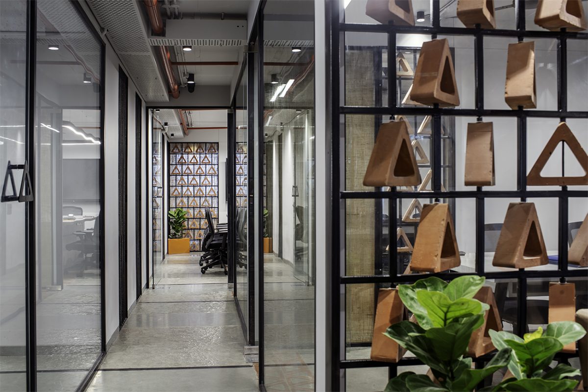 Pune’s dynamic metal office is decked up in downtoearth materials