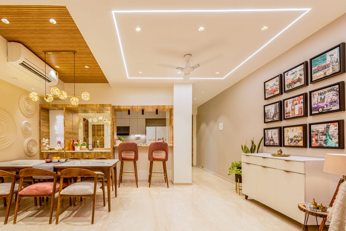 Modern false ceiling design for shop hall
