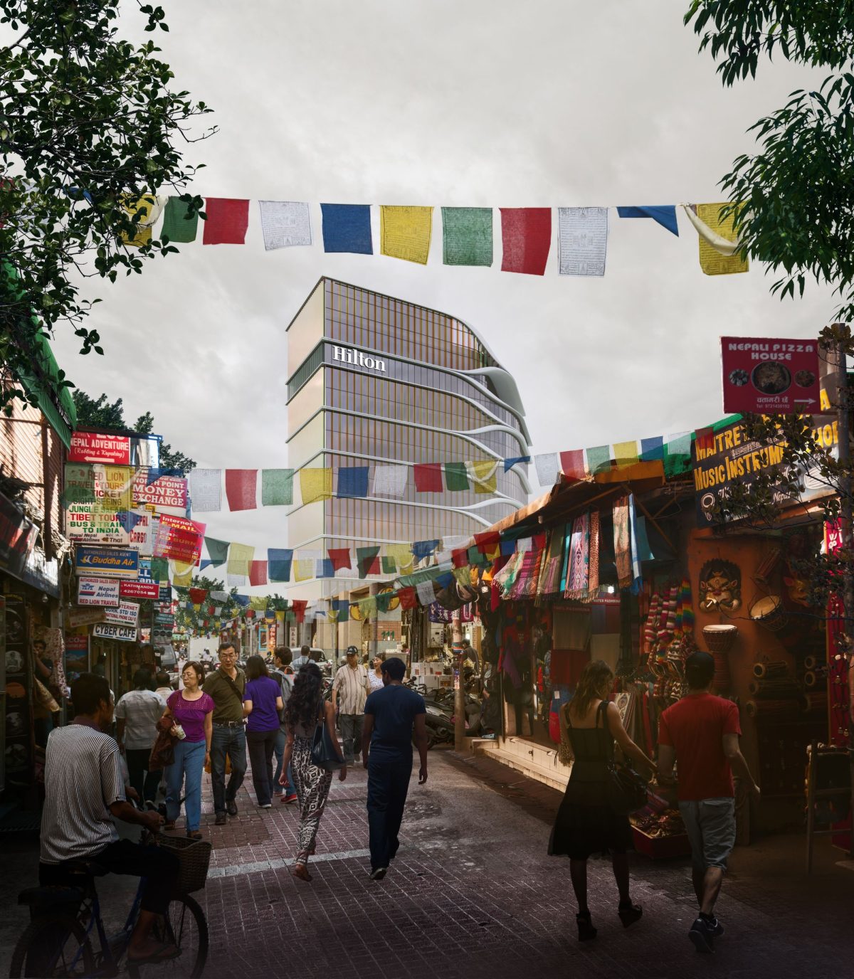 Hilton hotel will soon take over the Kathmandu sky Architect and