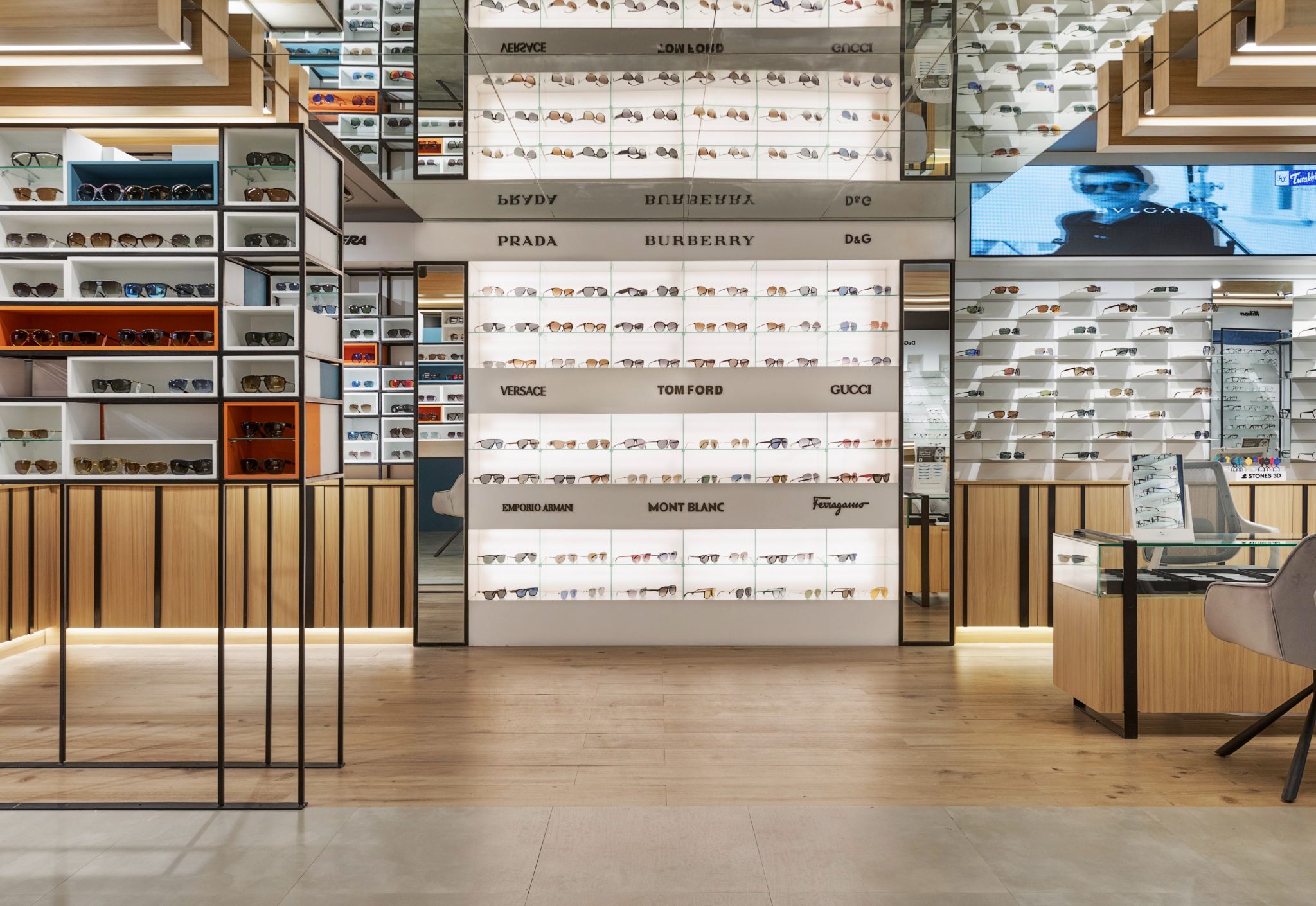 Hide and seek illusions inside Chennai’s eyewear store Architect and