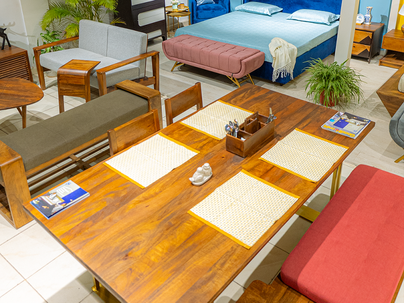 Experience instore wooden furniture shopping at Furnmill's first