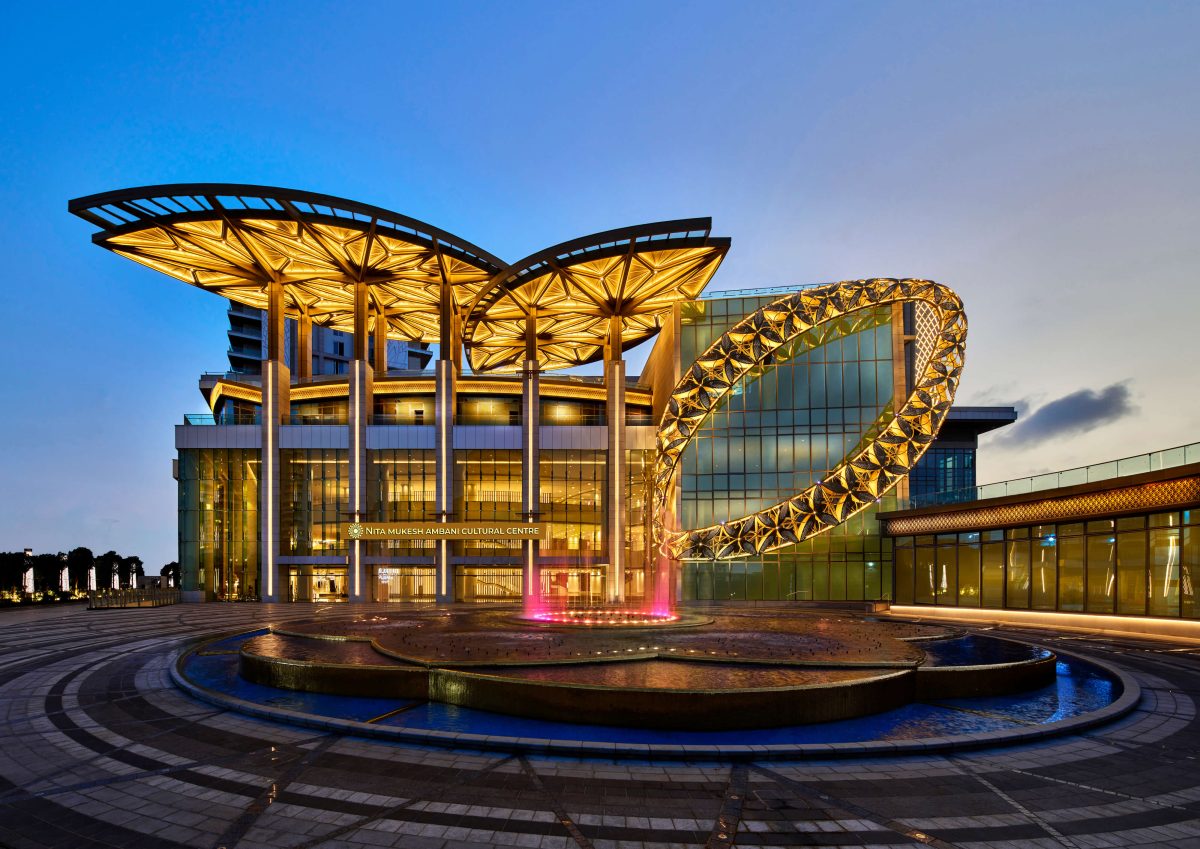 Celebrate worldclass infrastructure at the Nita Mukesh Ambani Cultural