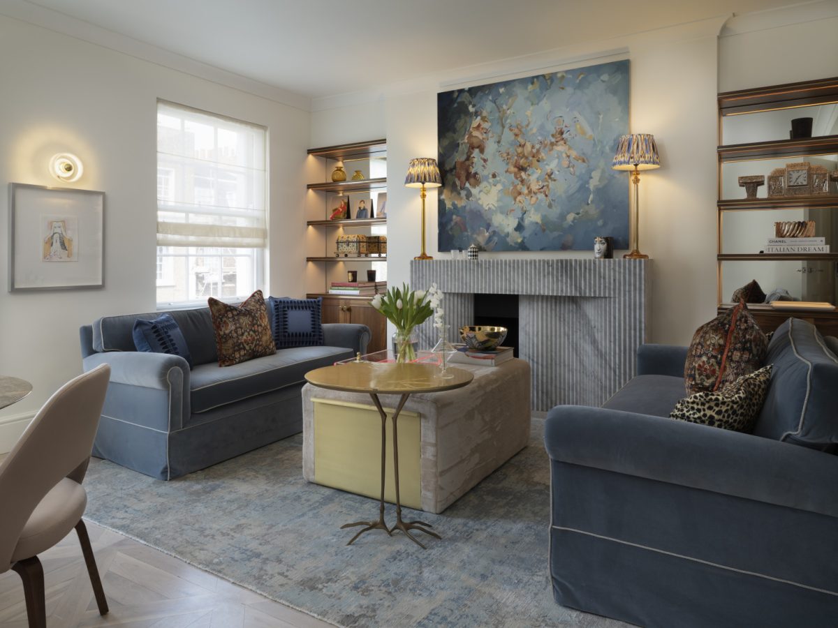 Kensington Mansion Flat : Glorious Interior Flat Design in Kensington