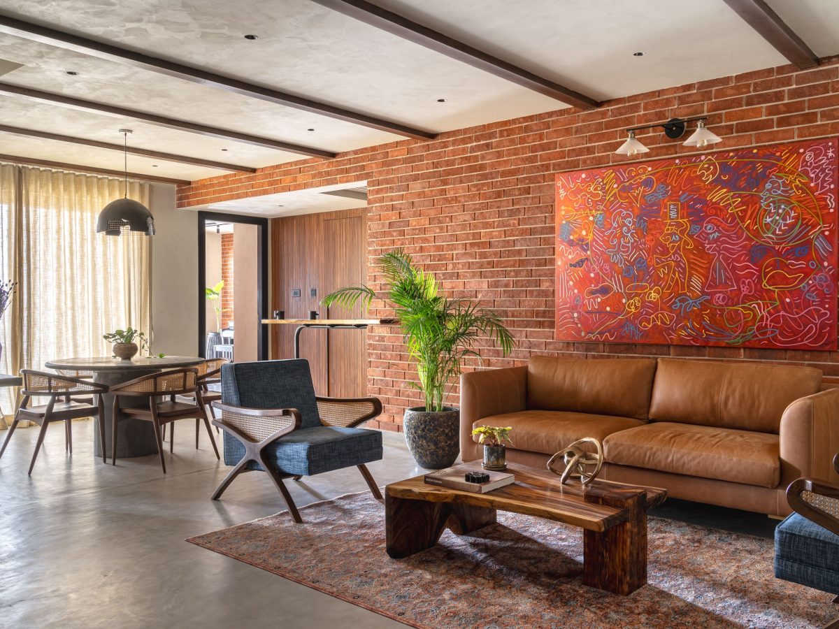 Textured Ceramic Apartments With A Rustic Feel Reference: Infuse Rustic Rich Culture In Chennai S Loft Style Apartment