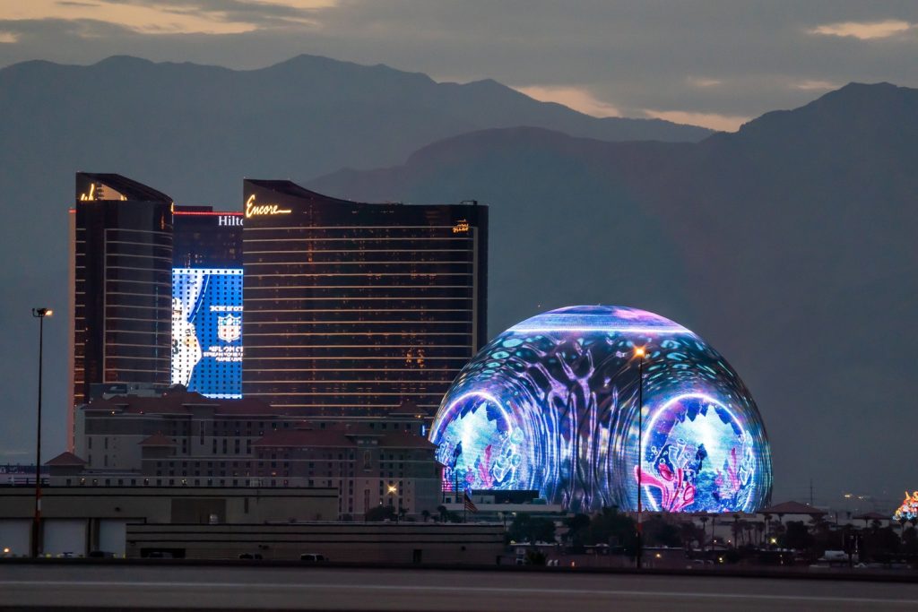 Immerse into 360 visuals at the world s largest sphere in Las Vegas Architect and Interiors India