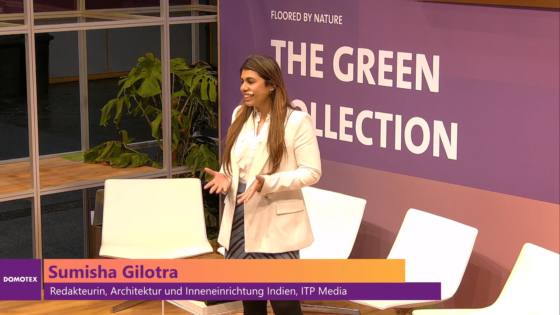 Sumisha Reddy Sumisha Gilotra decodes India's sustainable design trends at Domotex ...