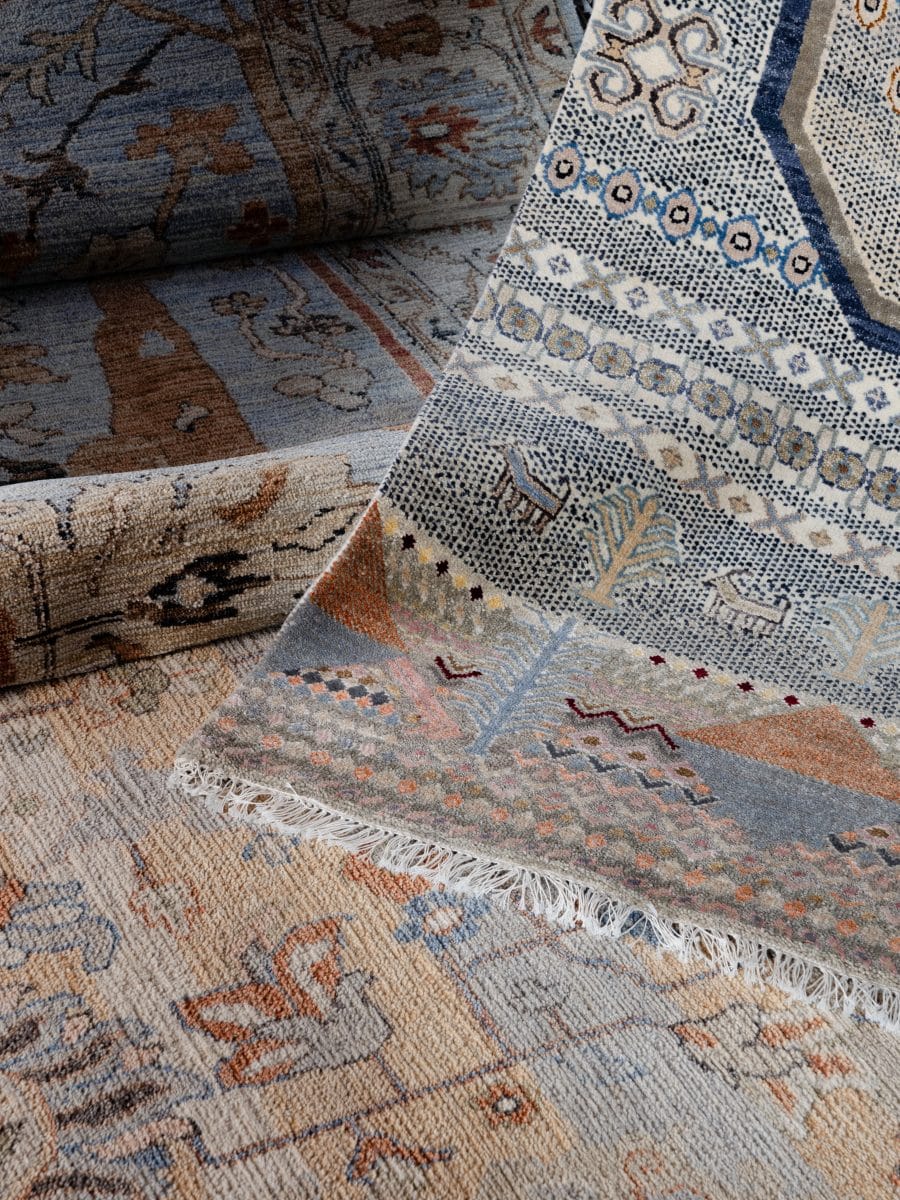 Add the play of colours to your space with Cocoon Rugs Architect and