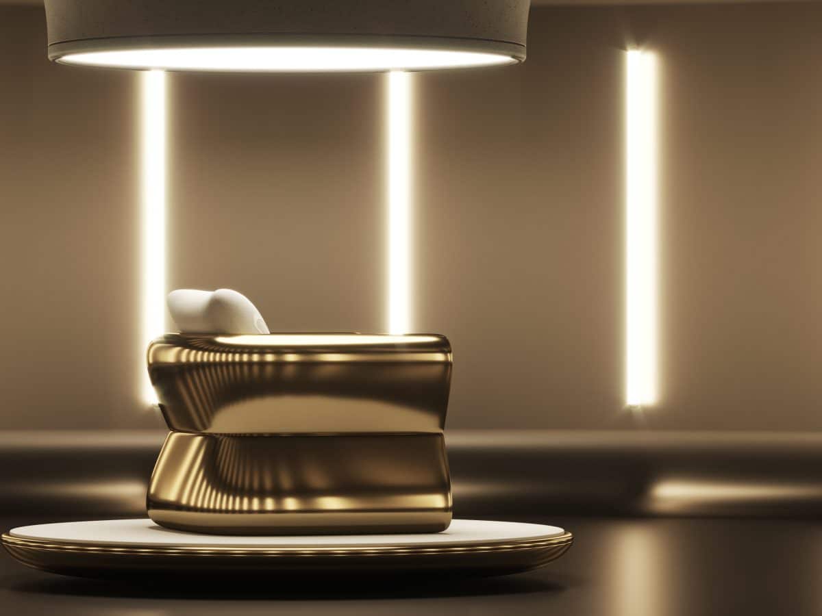 Put the spotlight on sophistication with this armchair design ...