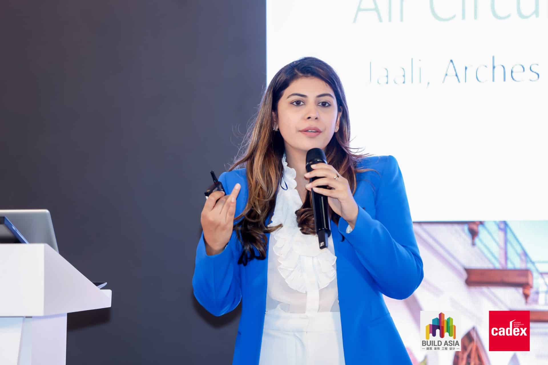 Sumisha Reddy Sumisha Gilotra presented the Green Blueprint of India at the Cadex ...