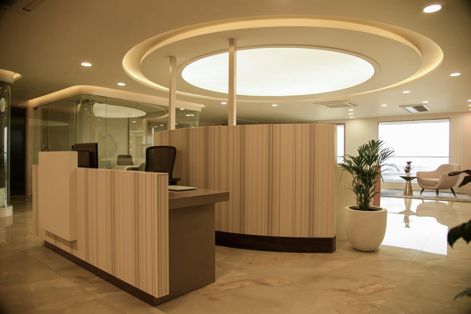 Reveal traditional roots as you unwrap this elegant Jaipur office ...