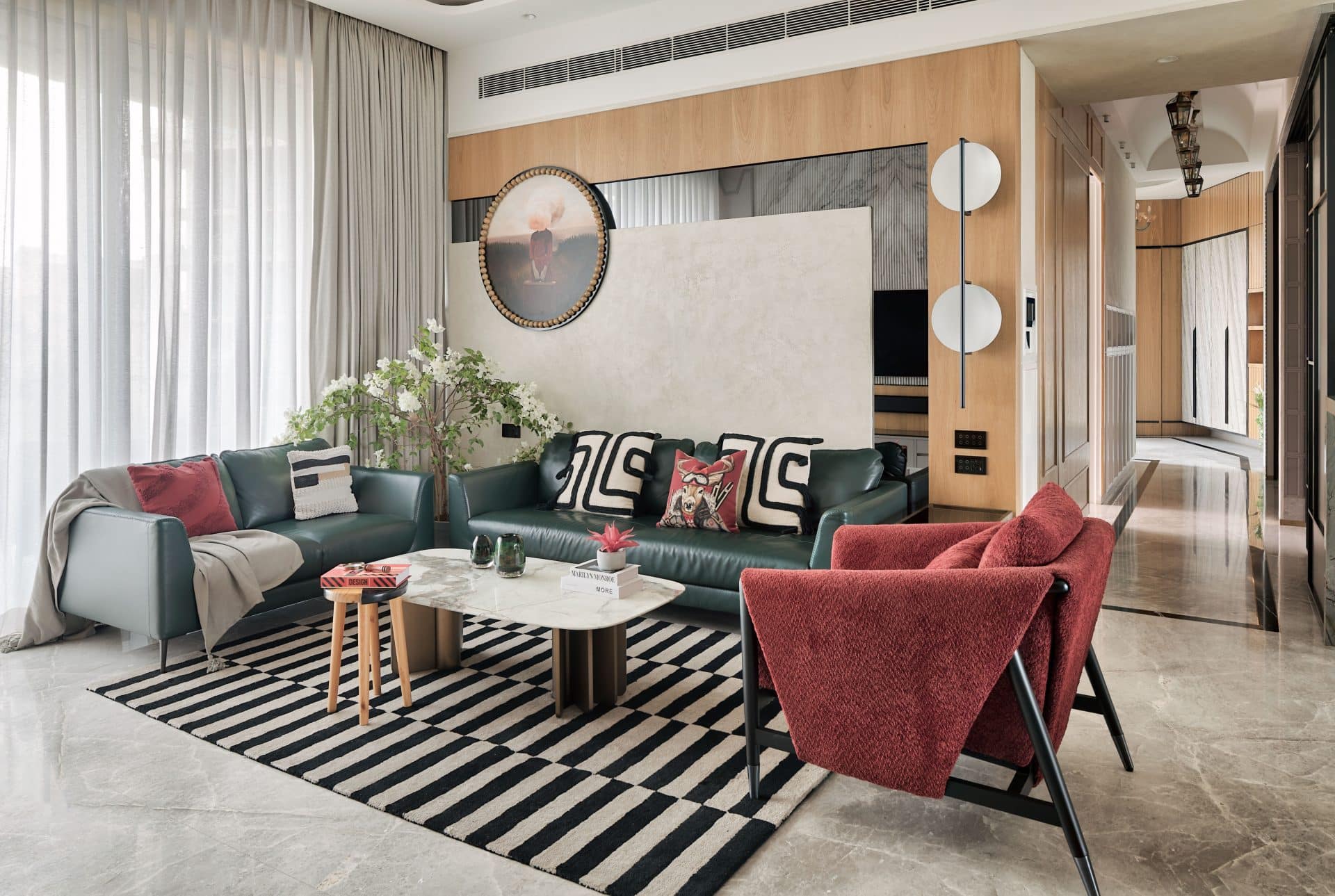 Let the seamless fusion of colours, textures, and art define your