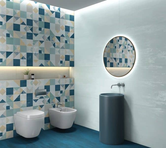 Avoid the blues of bland flooring and choose from this vibrant blue ...