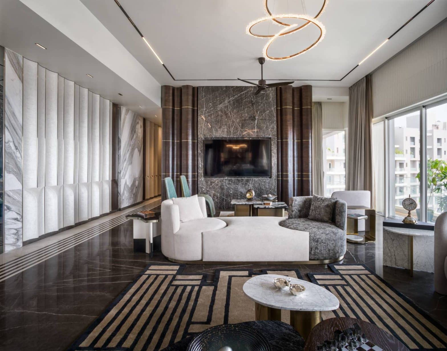 Image result for Live the high life at this 31st-floor apartment in Mumbai where modern ...