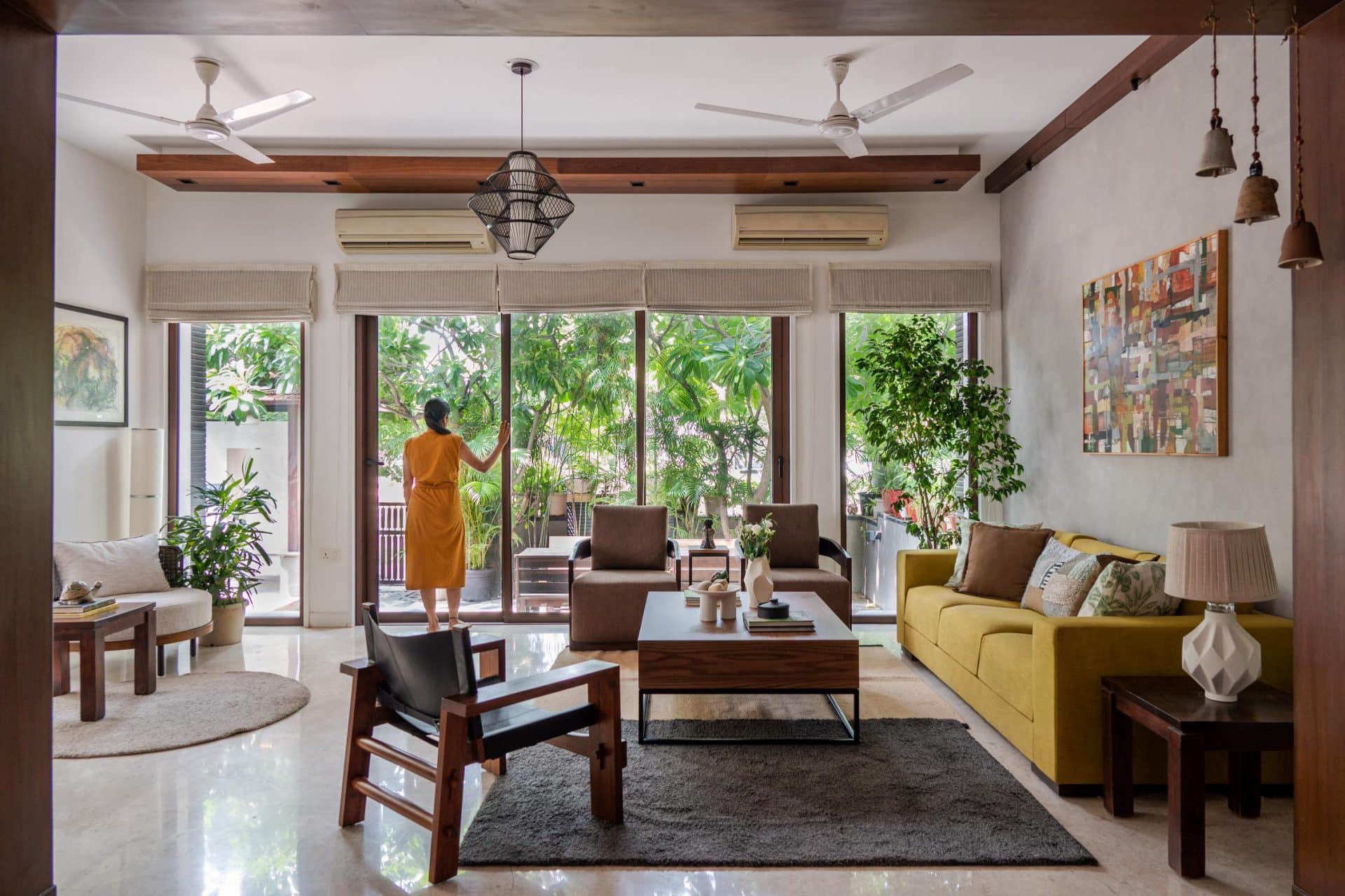 Step inside the 4,000 sq ft Fusion House in Gurugram that is an eclectic  celebration of art and culture - Architect and Interiors India, image size:1920x1279