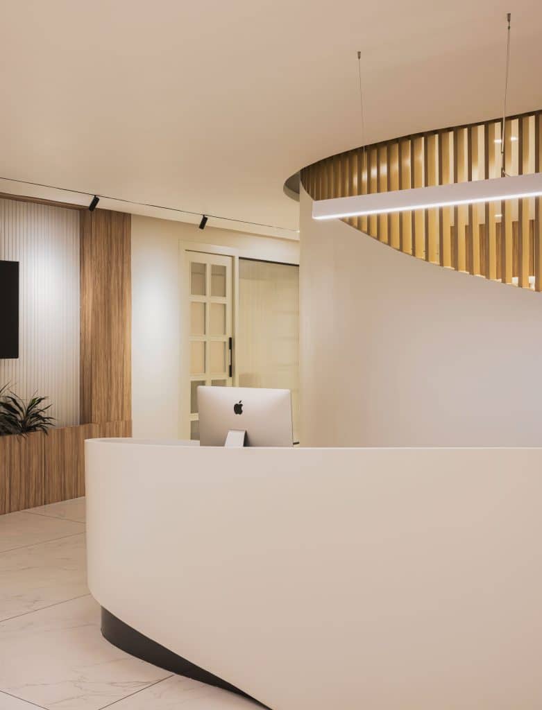 Reception Agwe Enter this new-age dental clinic in Mohali that is wrapped in ...