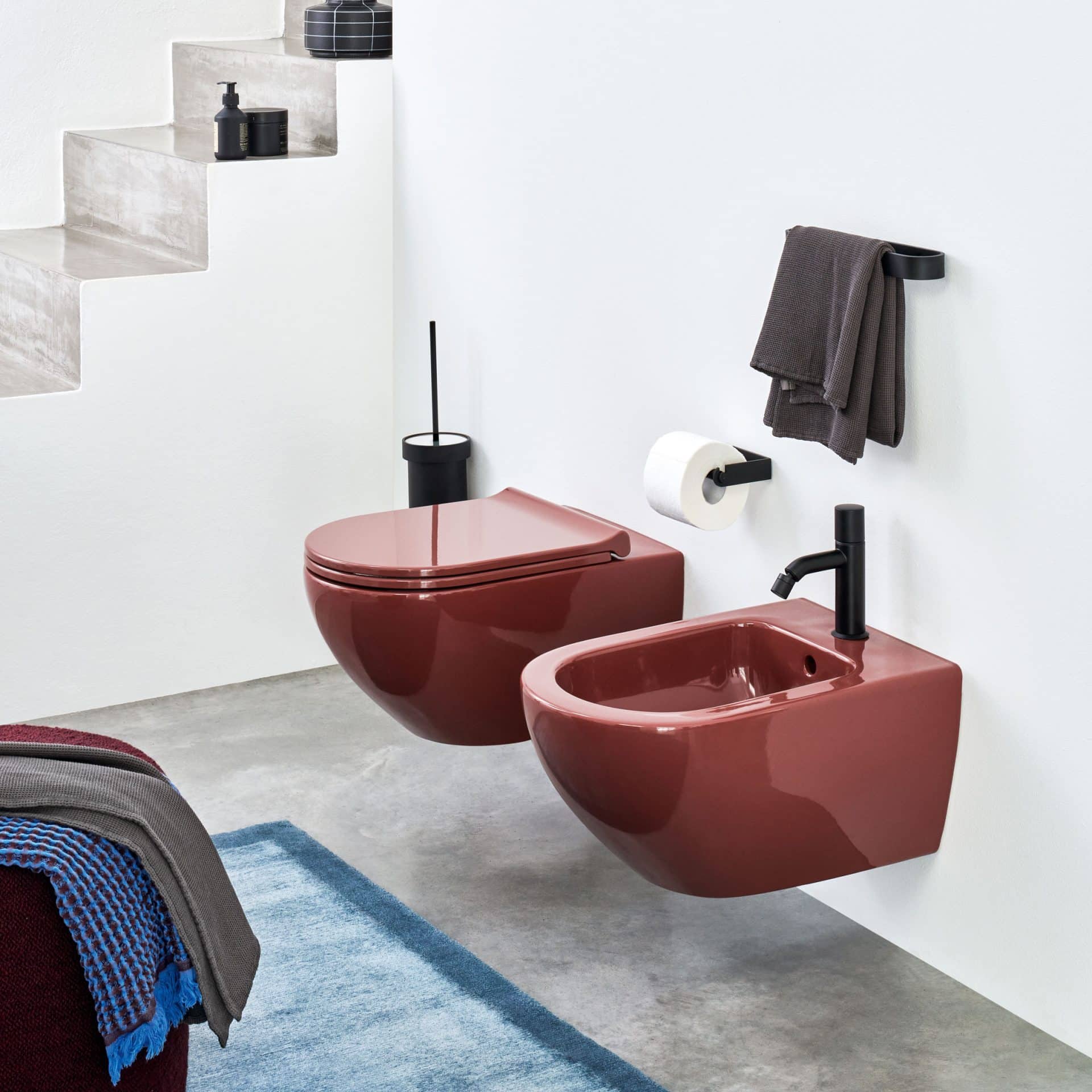 Make a statement with colour with bathware from Ceramica Cielo ...
