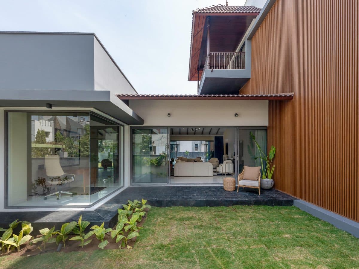 Image showcasing Discover the drama in the Zen minimalism of this modern Ankleshwar home - Architect and ...