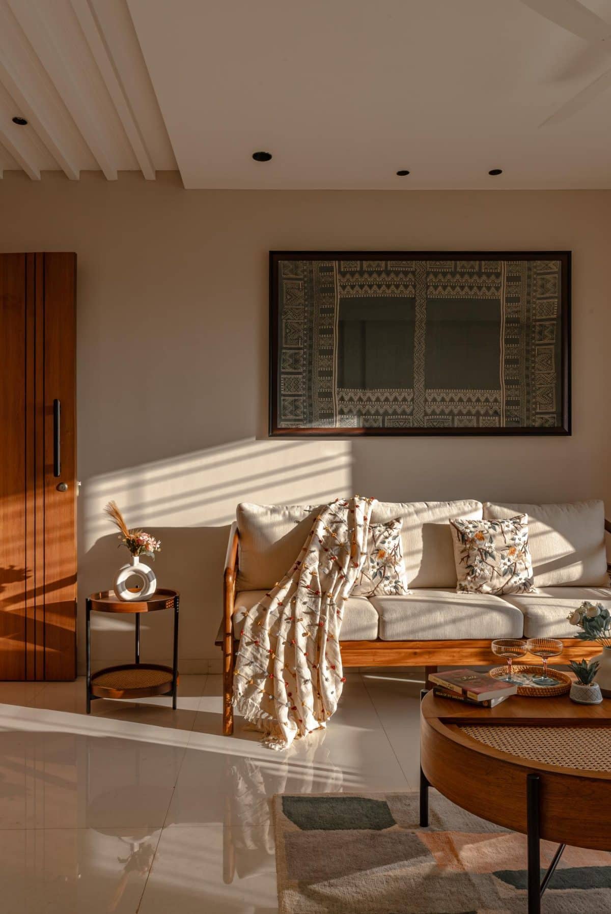 Picture of Inside this Vastu-compliant 2BHK in Pune that does rattan the right way ...