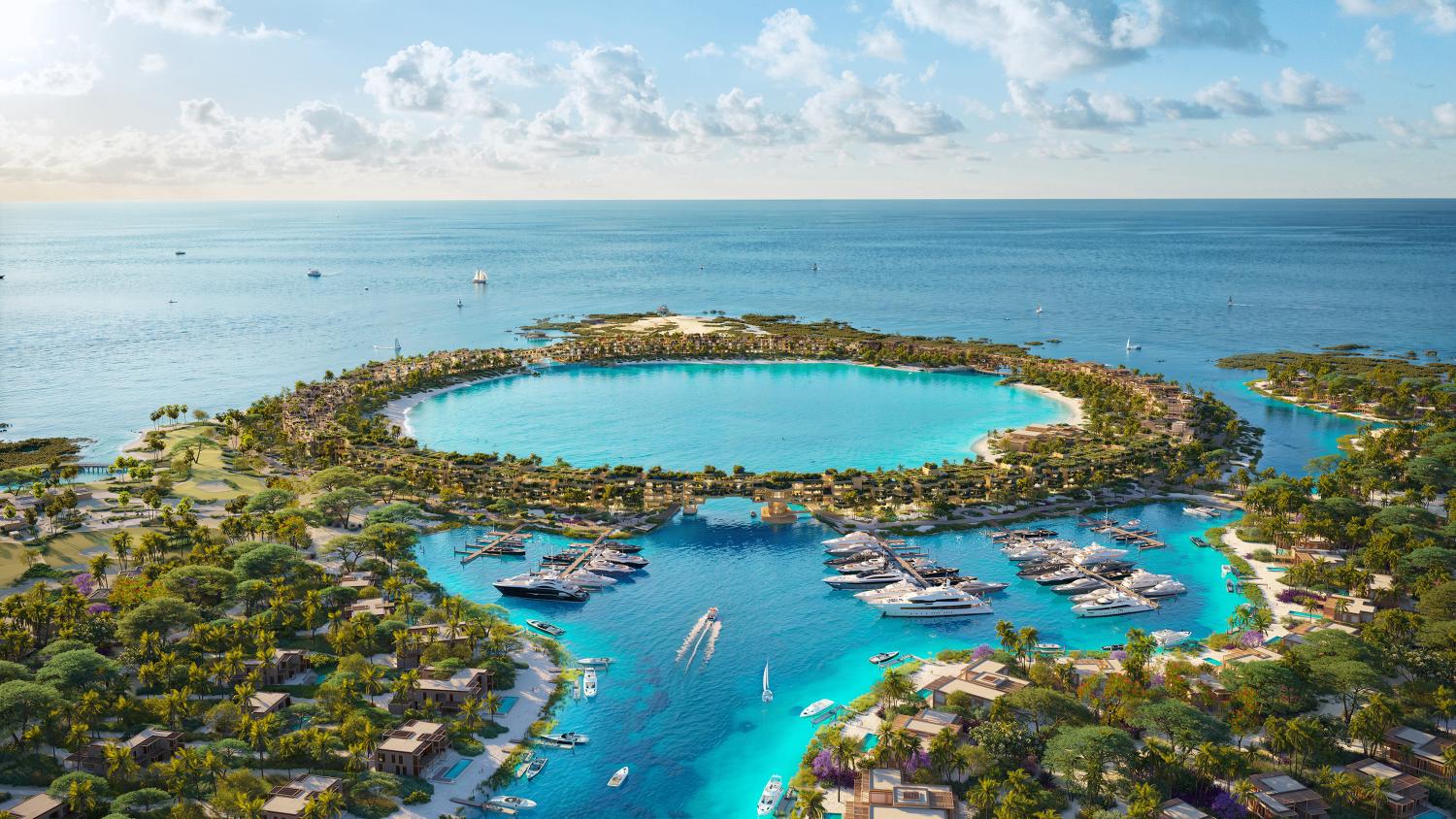 Walk Alongside The Foster Partners Designed Laheq The First Red Sea 