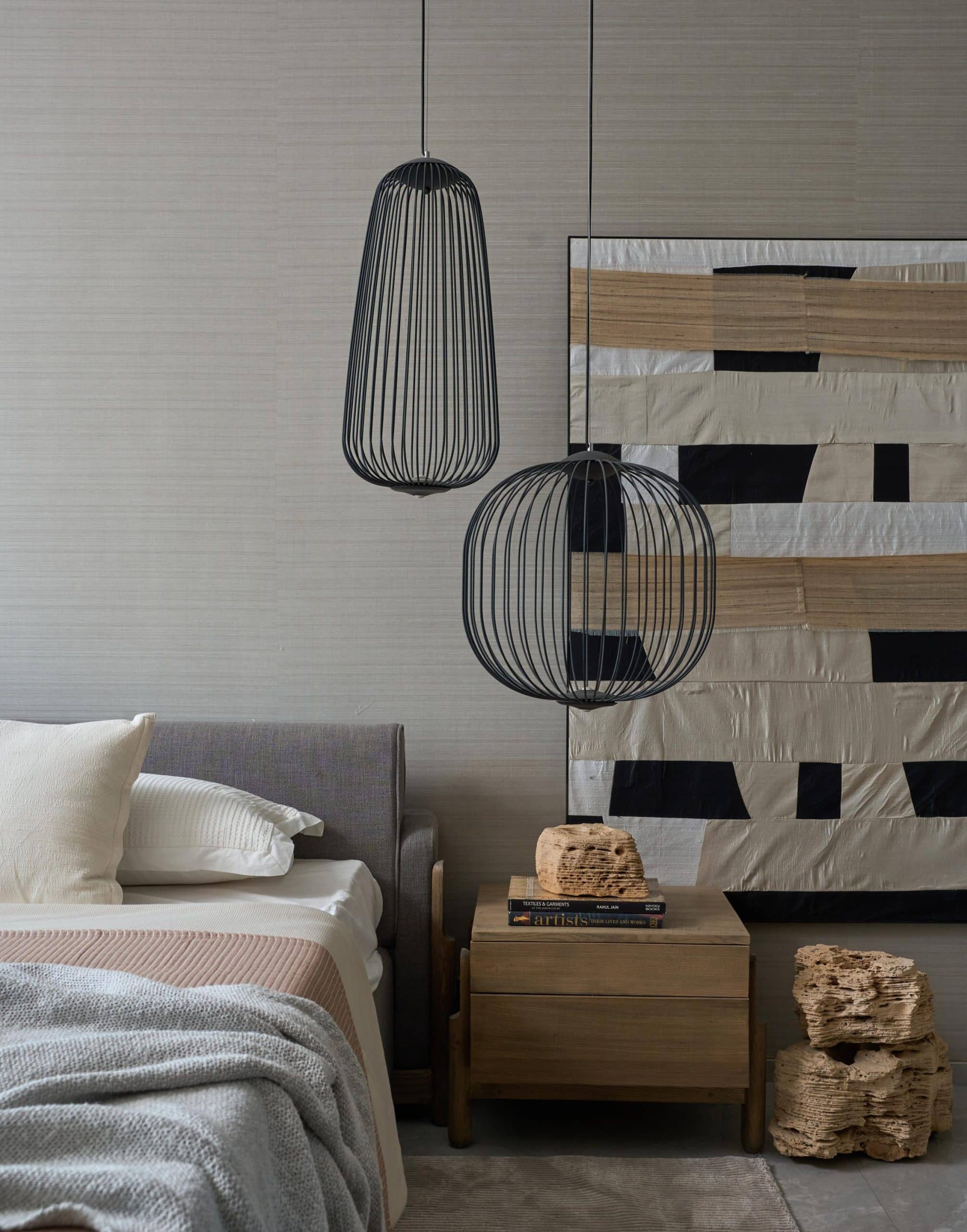 Feel minimalism warm up through tactile layers in this elegant Raipur ...