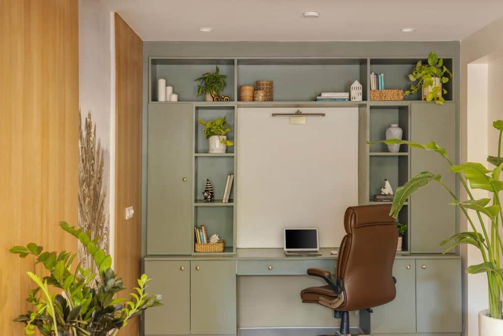 Step into this inviting, nearly 500 sq ft workspace in Goa that wraps ...