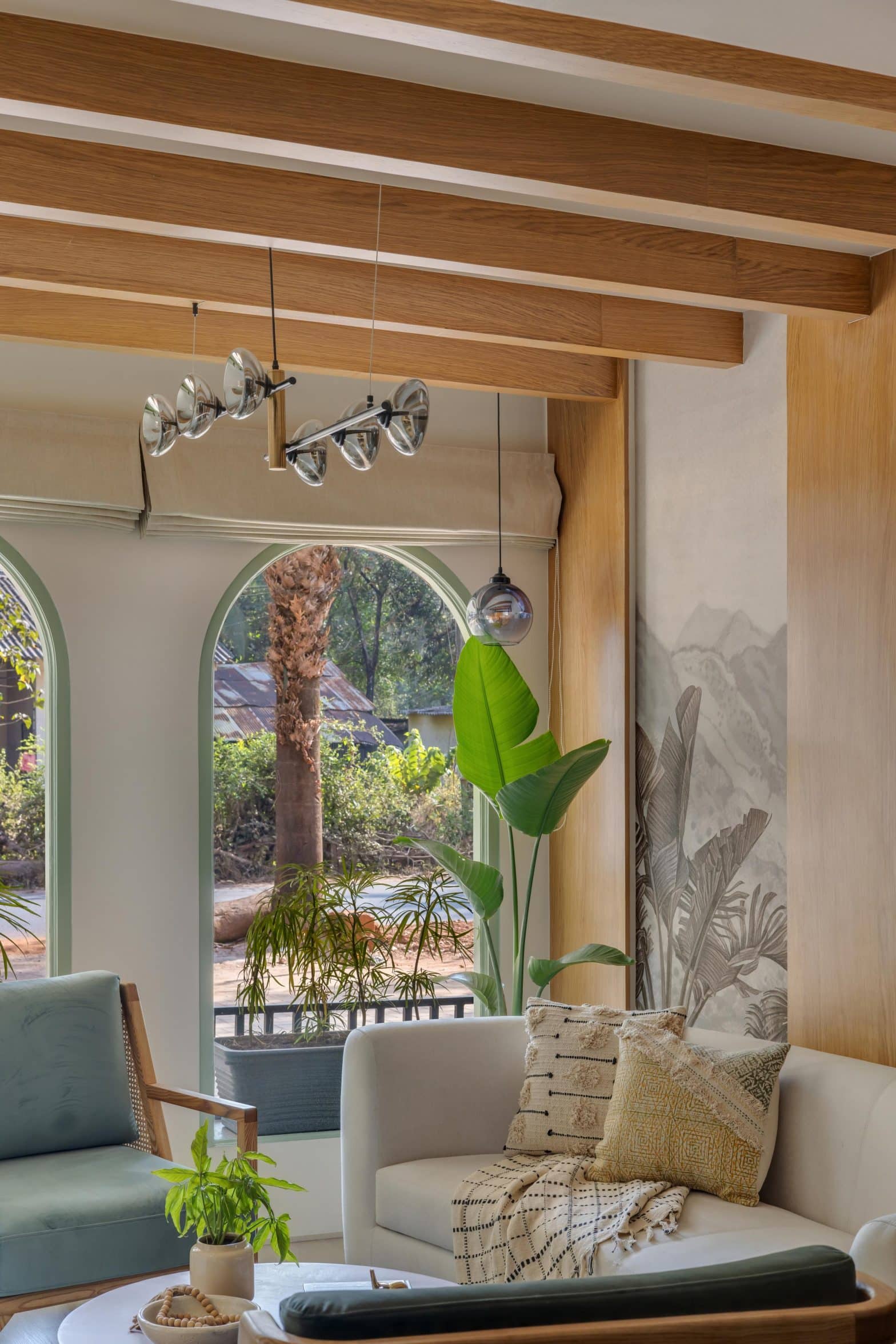Step into this inviting, nearly 500 sq ft workspace in Goa that wraps ...