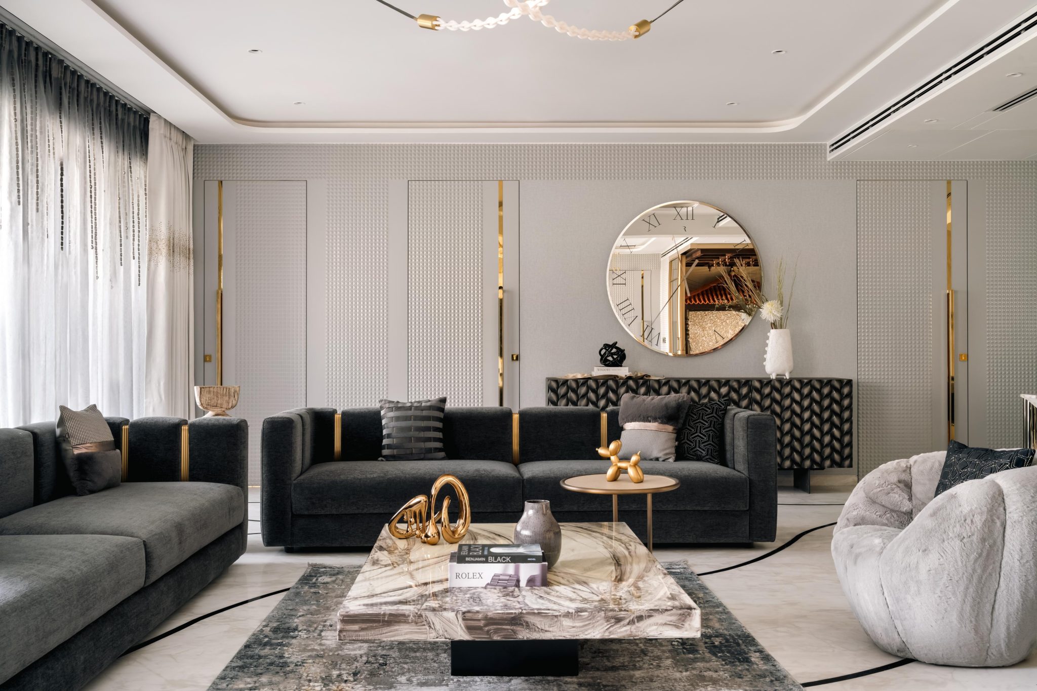 Savour maximalism infused into every luxurious layer of this 5,000 sq ...