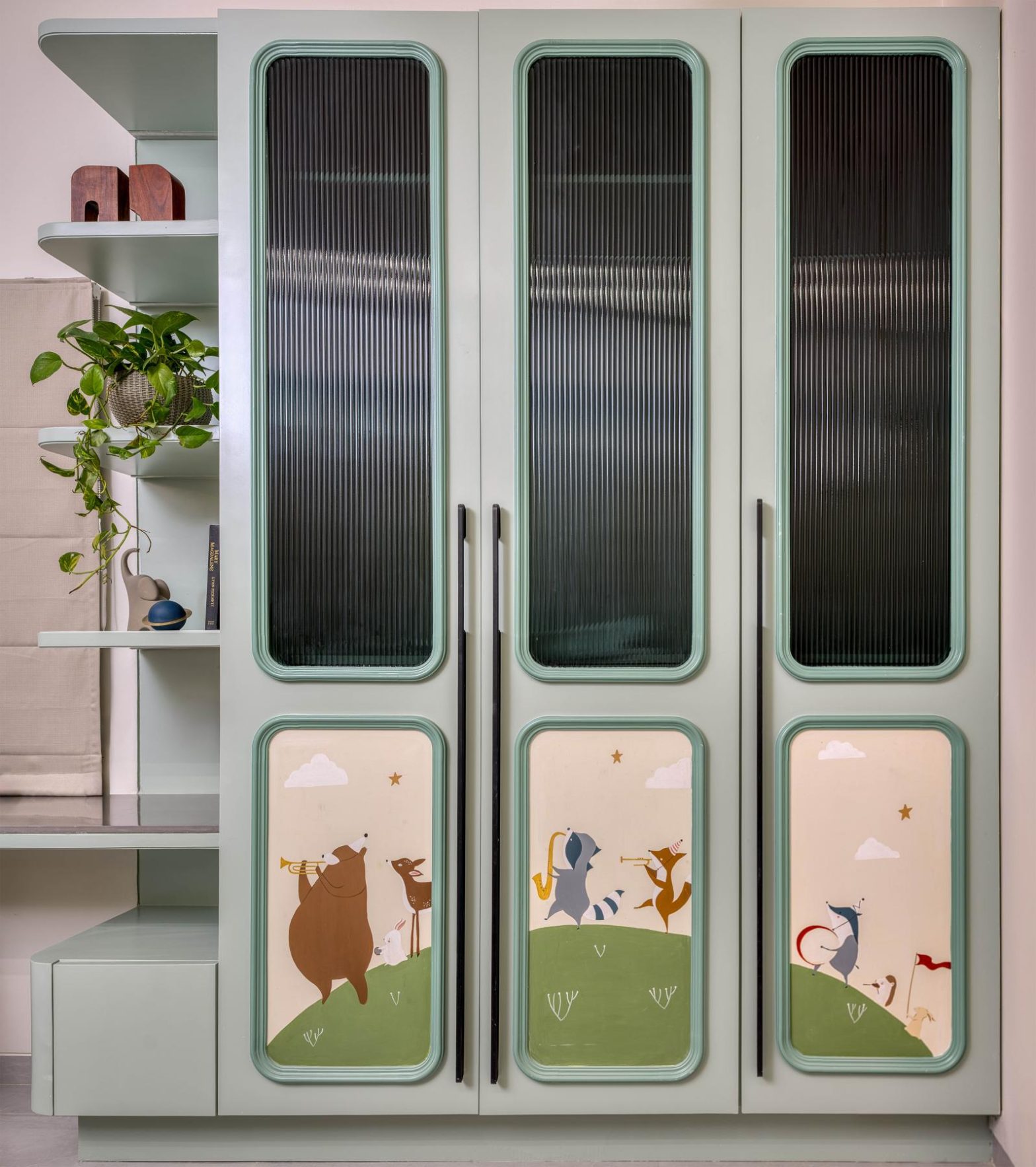 Inside a tactile and layered residence in Vadodara