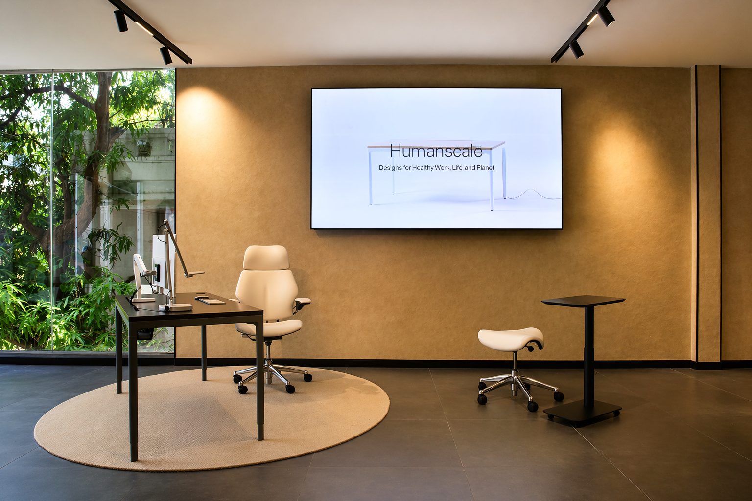 Humanscale Waiting Area Humanscale's Showroom and Ergonomic Experience Centre in Hyderabad