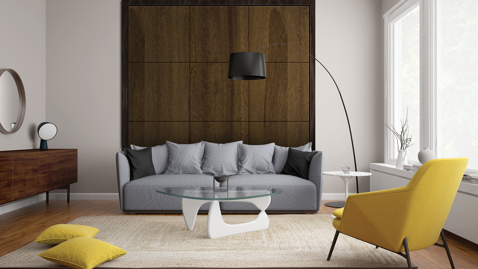 Living Room Living room design with Austin Plywood