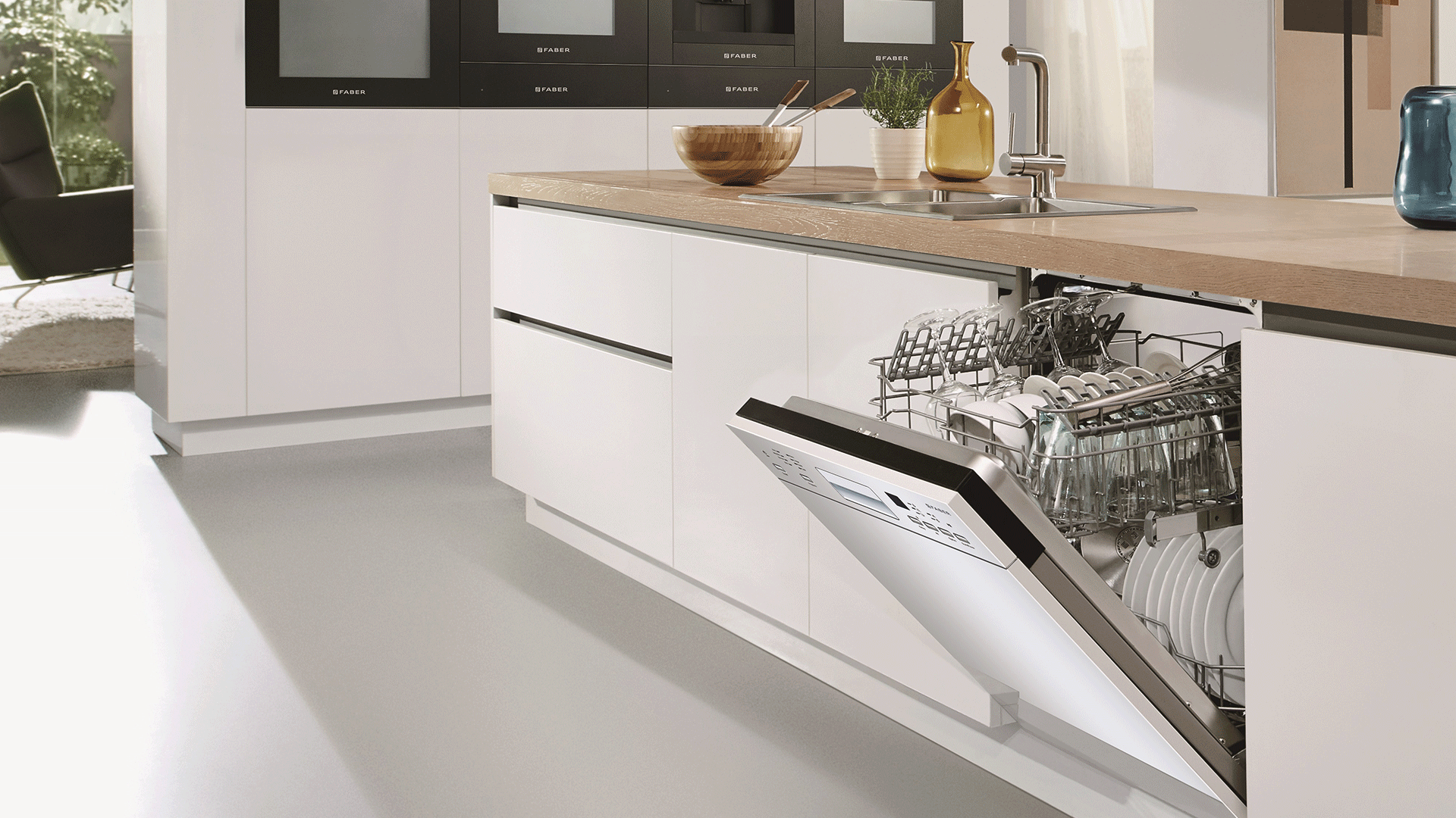 faber built in dishwasher